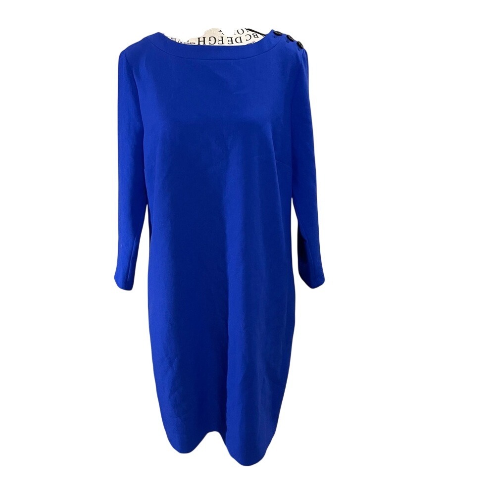 Banana Republic Royal Blue Long Sleeve Dress